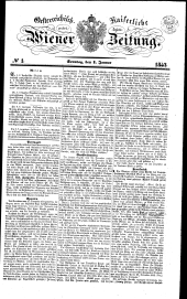 Wiener Zeitung 18430101 Seite: 1