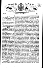 Wiener Zeitung 18430104 Seite: 1