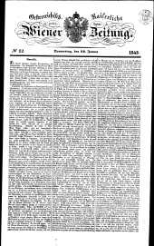 Wiener Zeitung 18430112 Seite: 1