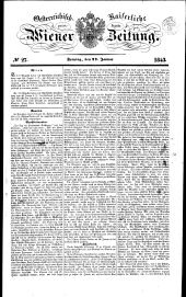 Wiener Zeitung 18430127 Seite: 1