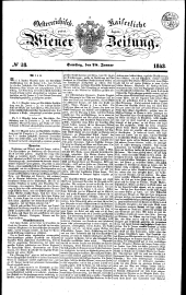 Wiener Zeitung 18430128 Seite: 1