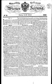 Wiener Zeitung 18430131 Seite: 1