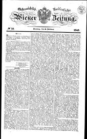 Wiener Zeitung 18430203 Seite: 1