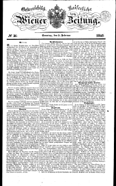 Wiener Zeitung 18430205 Seite: 1