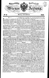 Wiener Zeitung 18430206 Seite: 1