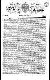 Wiener Zeitung 18430207 Seite: 1