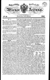 Wiener Zeitung 18430209 Seite: 1