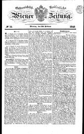 Wiener Zeitung 18430220 Seite: 1