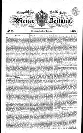 Wiener Zeitung 18430224 Seite: 1