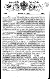 Wiener Zeitung 18430301 Seite: 1