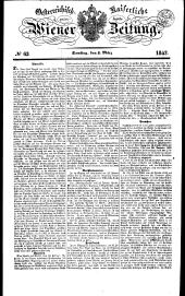 Wiener Zeitung 18430304 Seite: 1