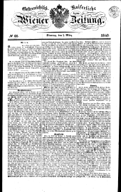 Wiener Zeitung 18430307 Seite: 1