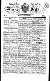 Wiener Zeitung 18430316 Seite: 1