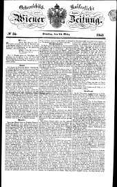 Wiener Zeitung 18430325 Seite: 1