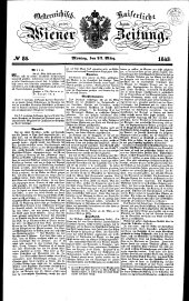 Wiener Zeitung 18430327 Seite: 1