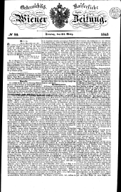 Wiener Zeitung 18430331 Seite: 1