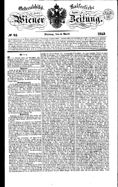 Wiener Zeitung 18430404 Seite: 1