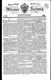 Wiener Zeitung 18430406 Seite: 1