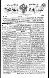 Wiener Zeitung 18430423 Seite: 1