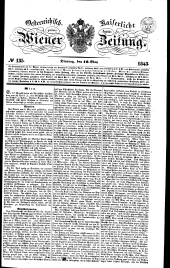 Wiener Zeitung 18430516 Seite: 1