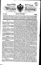 Wiener Zeitung 18430522 Seite: 1