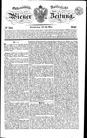 Wiener Zeitung 18430525 Seite: 1