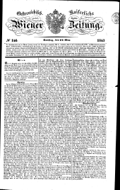Wiener Zeitung 18430527 Seite: 1