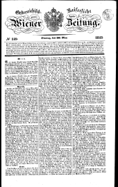 Wiener Zeitung 18430530 Seite: 1