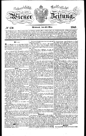 Wiener Zeitung 18430531 Seite: 1