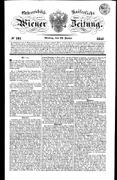 Wiener Zeitung 18430612 Seite: 1