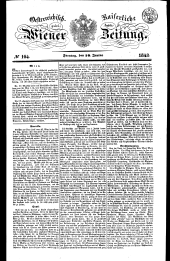 Wiener Zeitung 18430616 Seite: 1