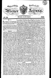 Wiener Zeitung 18430628 Seite: 1