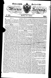 Wiener Zeitung 18430701 Seite: 1