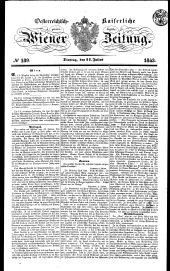 Wiener Zeitung 18430711 Seite: 1