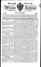 Wiener Zeitung 18430725 Seite: 1