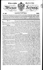 Wiener Zeitung 18430727 Seite: 1