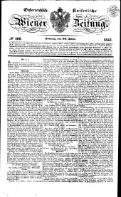 Wiener Zeitung 18430730 Seite: 1