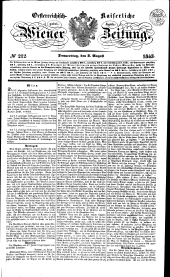 Wiener Zeitung 18430803 Seite: 1