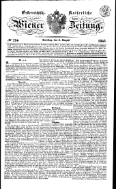 Wiener Zeitung 18430805 Seite: 1