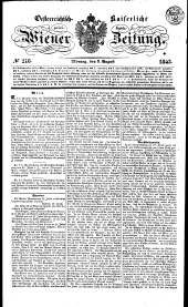 Wiener Zeitung 18430807 Seite: 1