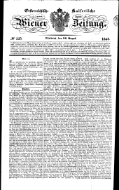 Wiener Zeitung 18430816 Seite: 1