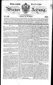 Wiener Zeitung 18430819 Seite: 1