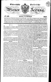 Wiener Zeitung 18430820 Seite: 1