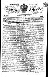 Wiener Zeitung 18430823 Seite: 1