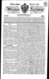 Wiener Zeitung 18430905 Seite: 1