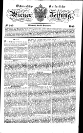 Wiener Zeitung 18430906 Seite: 1