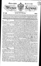 Wiener Zeitung 18430908 Seite: 1