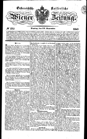 Wiener Zeitung 18430912 Seite: 1