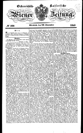 Wiener Zeitung 18430920 Seite: 1