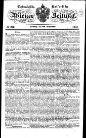 Wiener Zeitung 18430930 Seite: 1